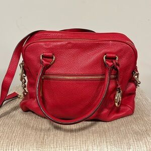 Michael Kors, red handbag